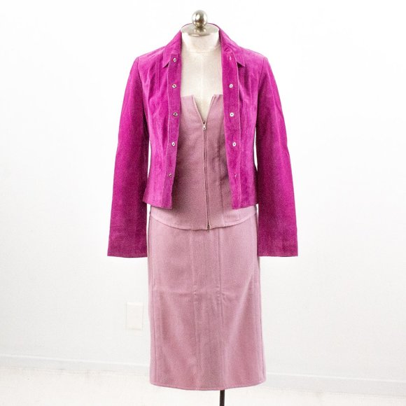 Vintage 90s Narcisco Rodriguez 6 2-Piece Skirt Set - Picture 14 of 15